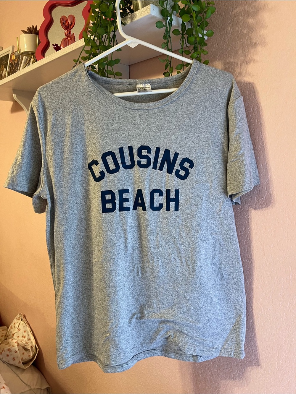 Cousins Beach Gray Graphic Tee